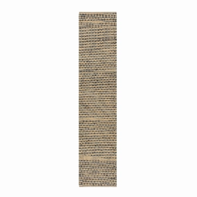 Kansas Bobble Grey Hemp & Cotton Handwoven Runner