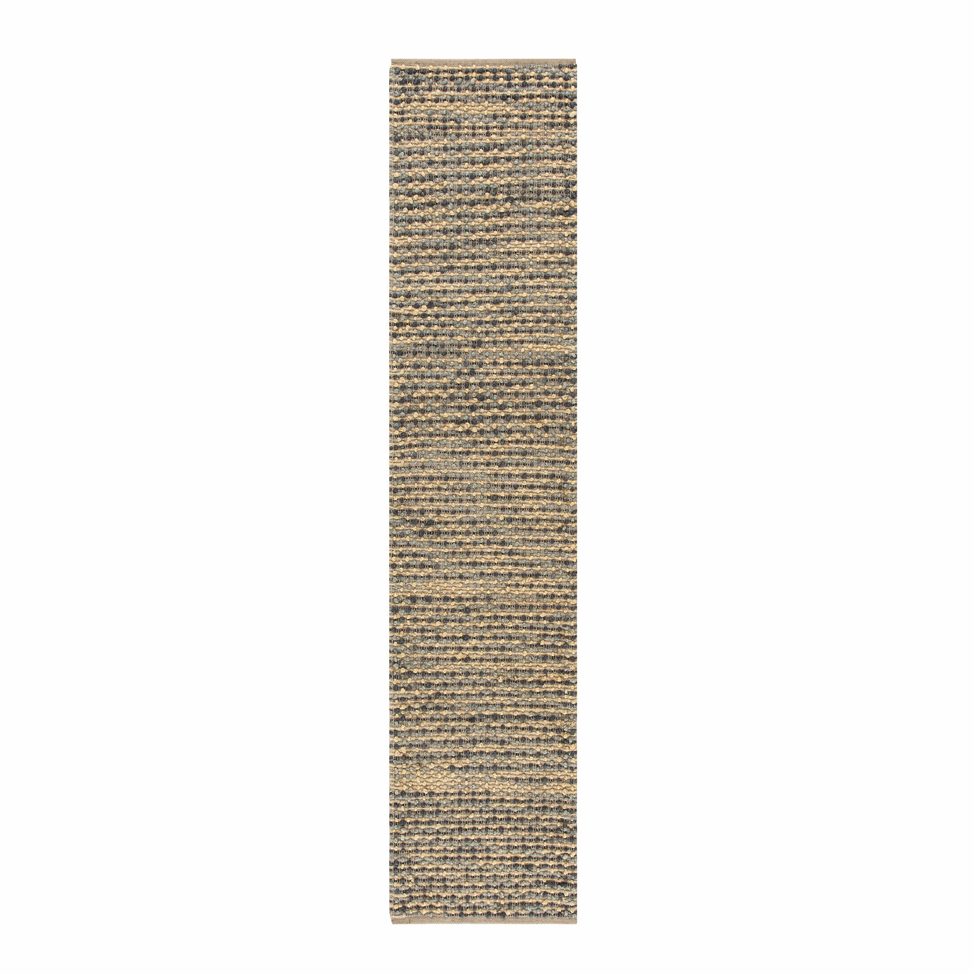 Kansas Bobble Grey Hemp & Cotton Handwoven Runner