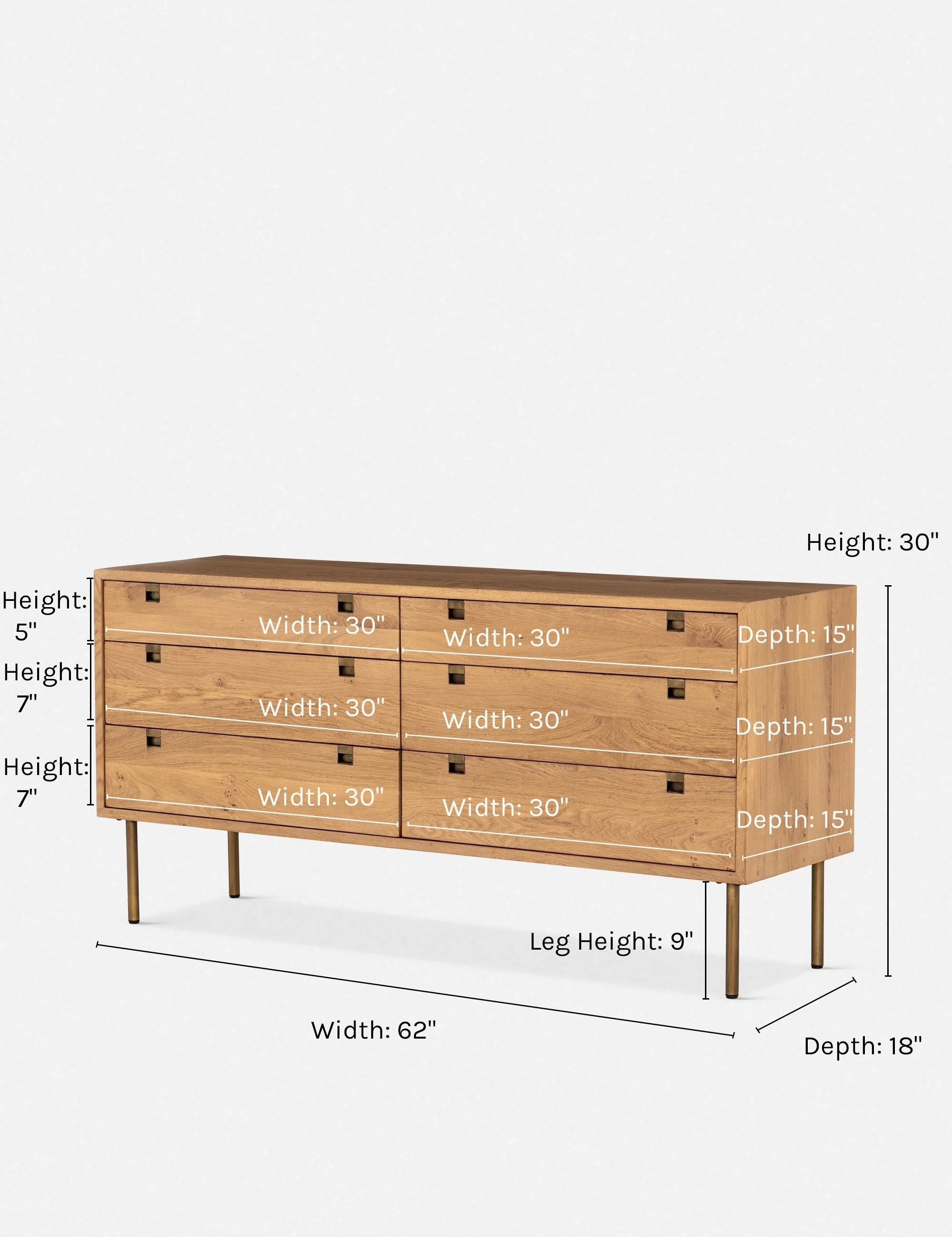 Karma 6-Drawer Dresser