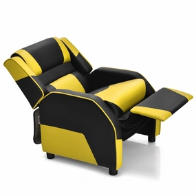 Kids/Youth Gaming Recliner Chair, Ergonomic PU Leather Armchair Lounge Chair for Living & Gaming Room wine glasses, drinking glass