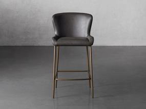 Kirsten Faux Leather Stool