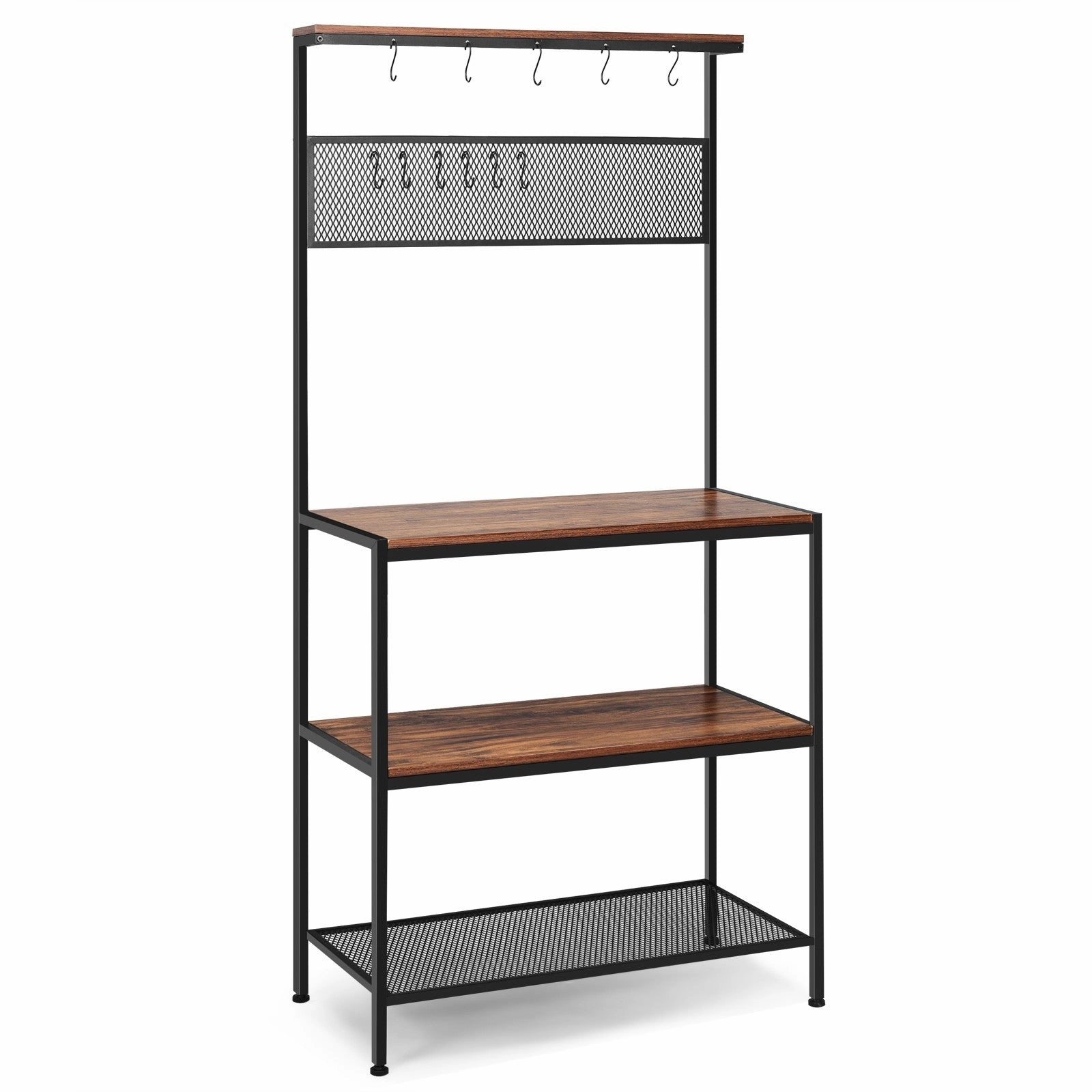 Kitchen Baker's Rack, Industrial Microwave Oven Stand kitchen towel, placemats