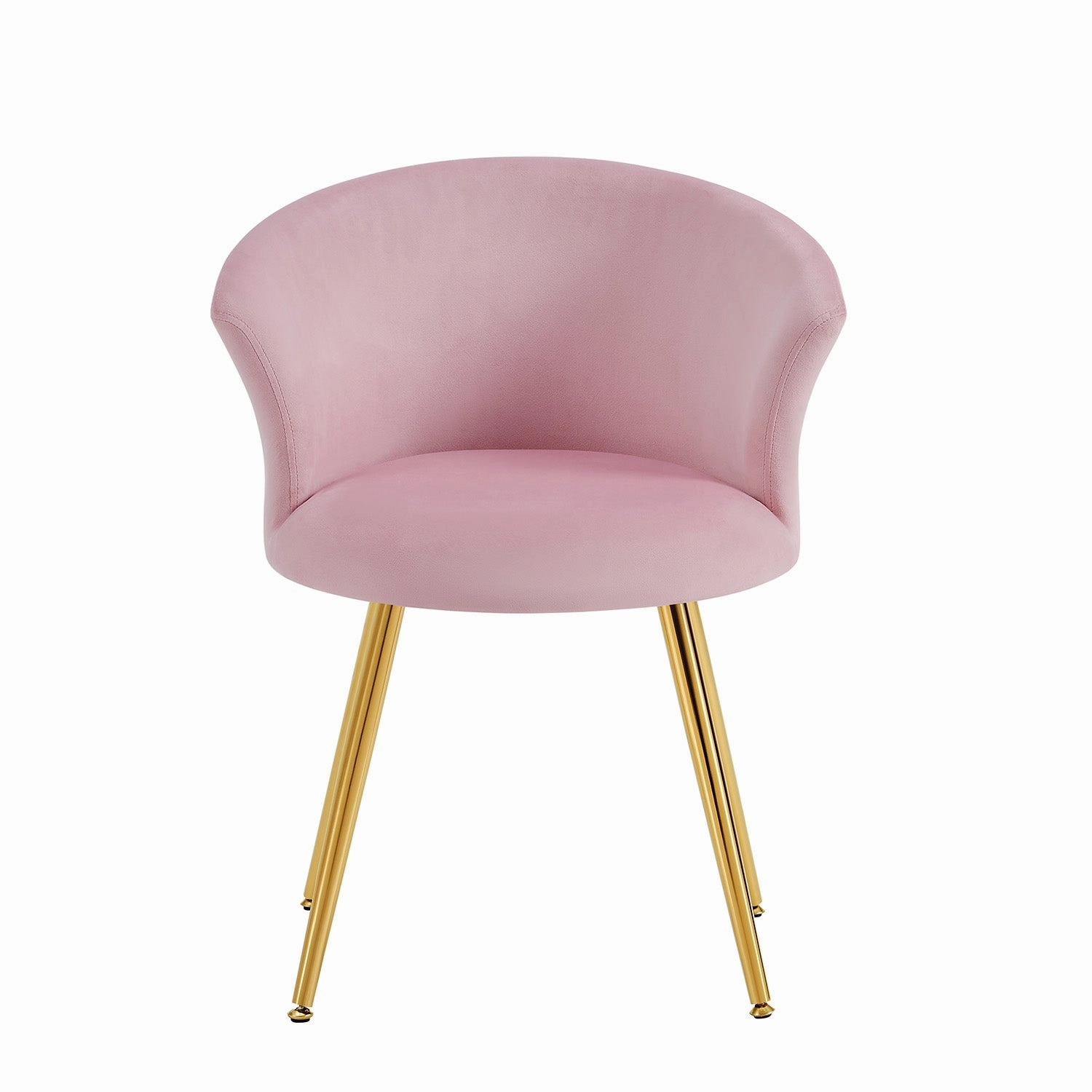 Kylie Set of 2 Pink Velvet Dining Chairs