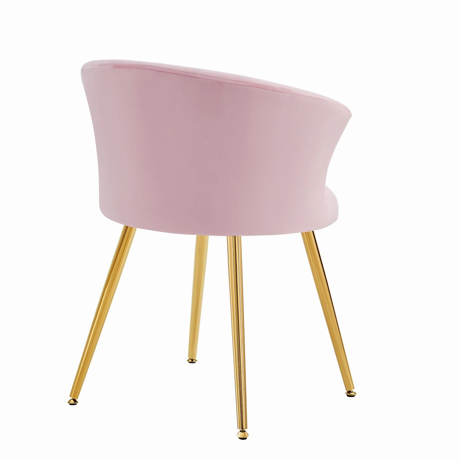 Kylie Set of 2 Pink Velvet Dining Chairs