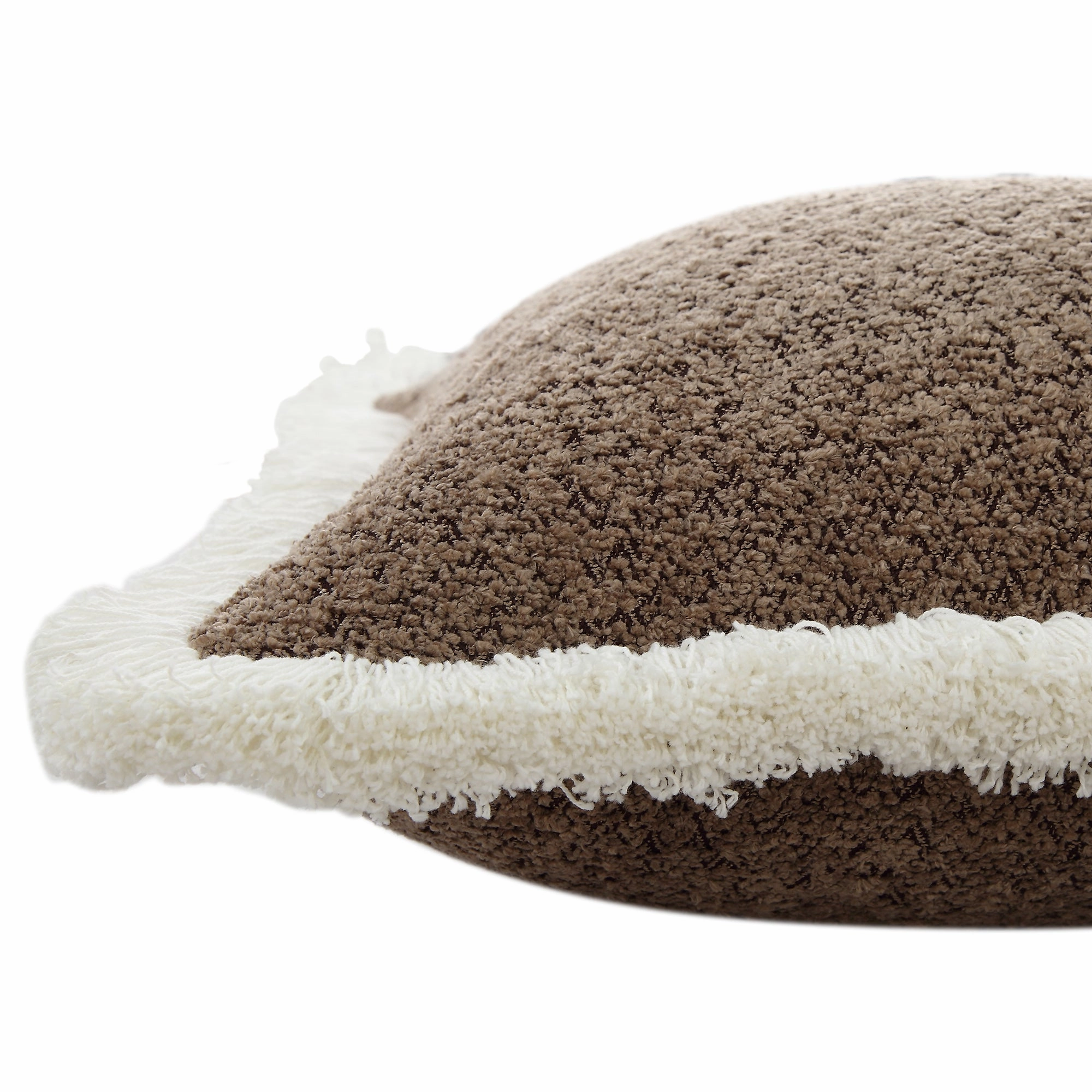 Kyra Mink Boucl Fringed Cushion