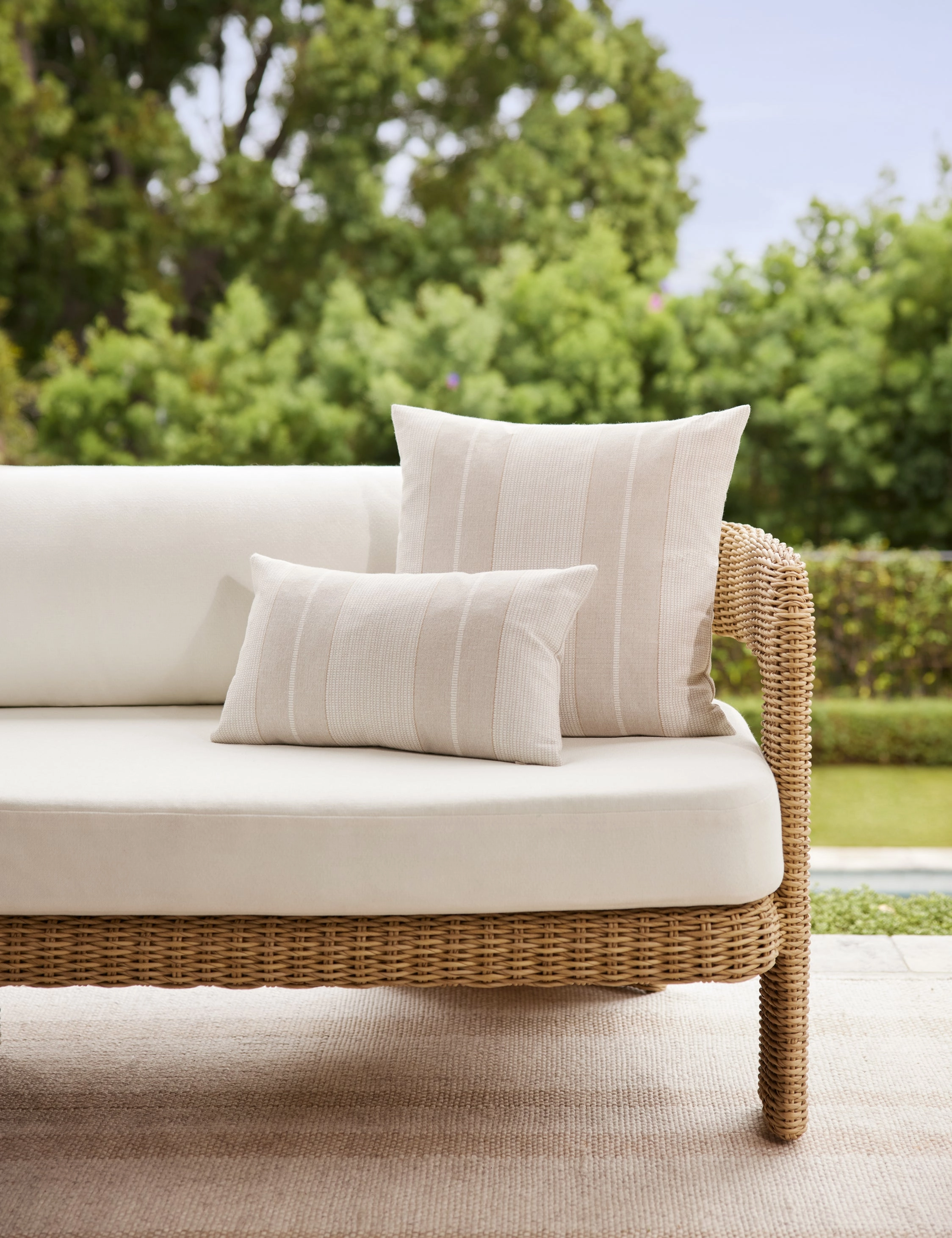 Leo Indoor / Outdoor Pillow by Sunbrella for Lulu and Georgia