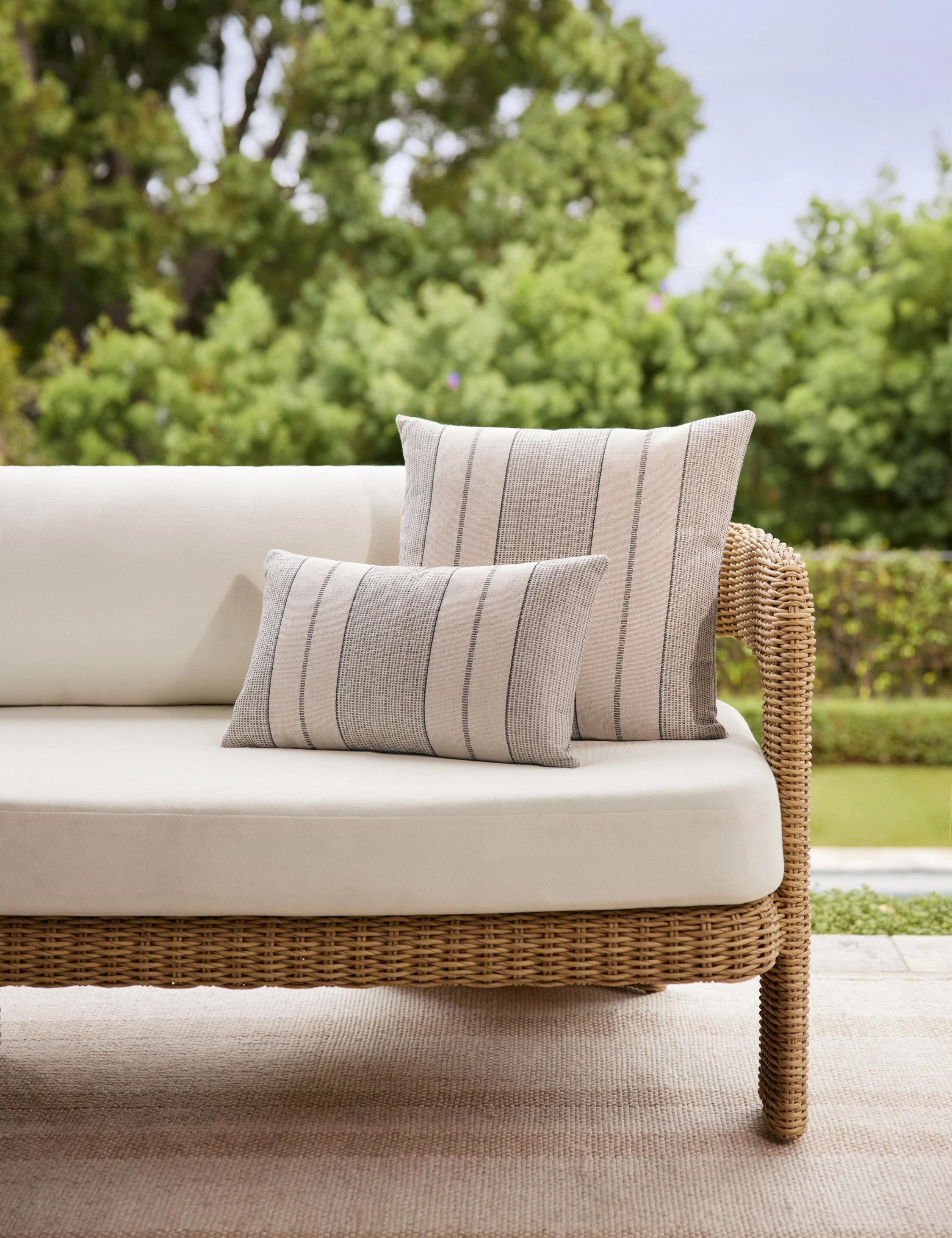 Leo Indoor / Outdoor Pillow by Sunbrella for Lulu and Georgia