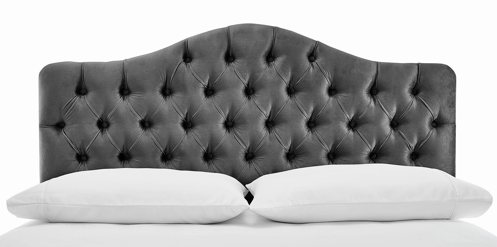 Lexa Full Headboard - Dark Grey