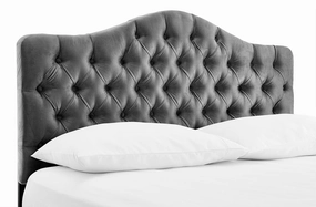 Lexa King Headboard - Dark Grey
