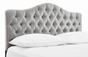 Lexa King Headboard - Light Grey