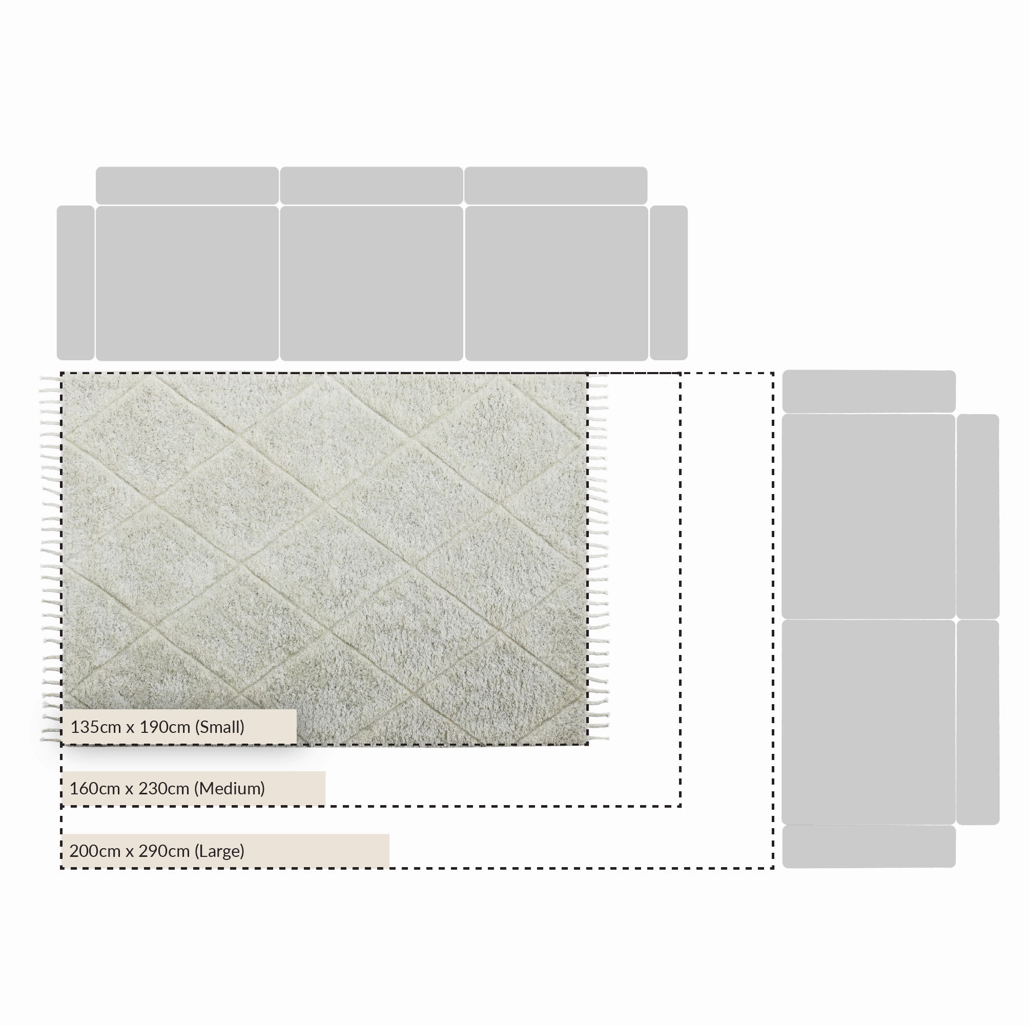 Lexi Hand Tufted New Zealand Wool Rectangular Rug