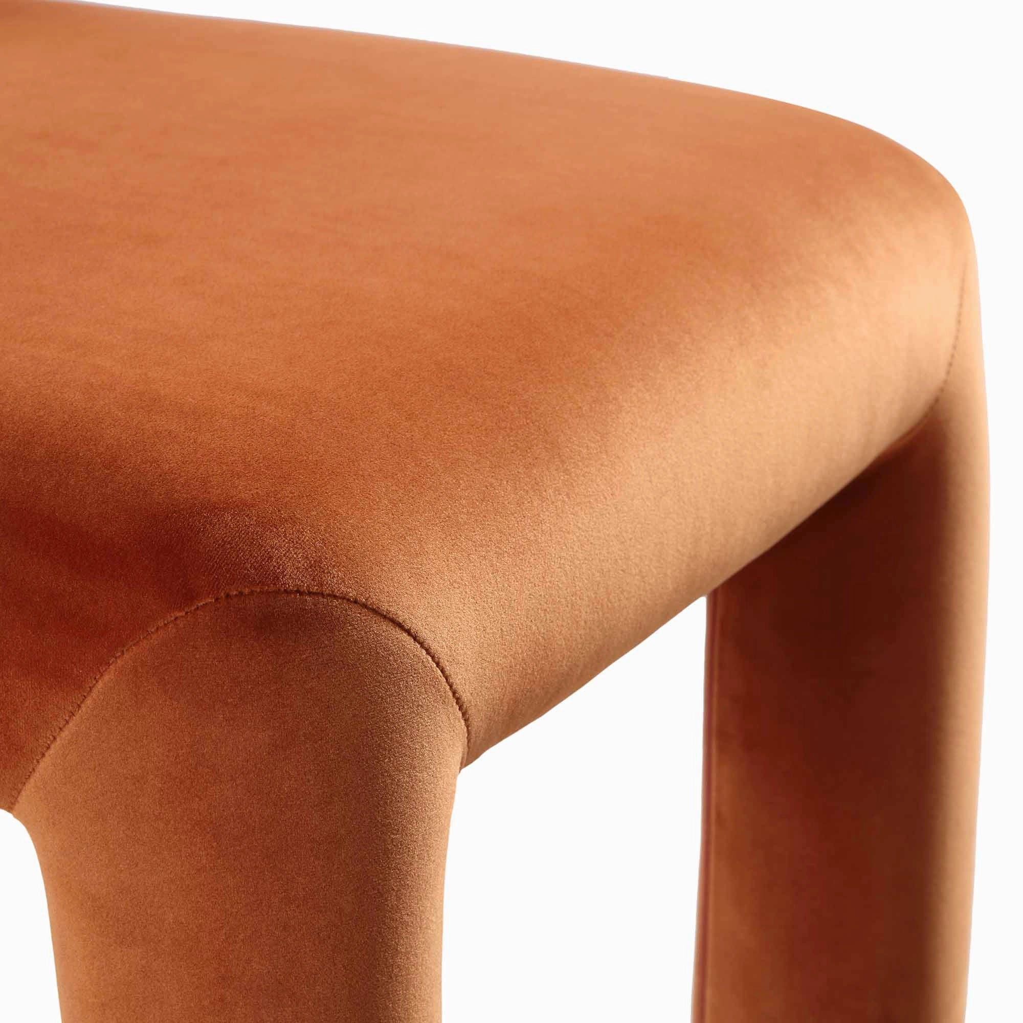 Libby Rust Velvet Dining Chair
