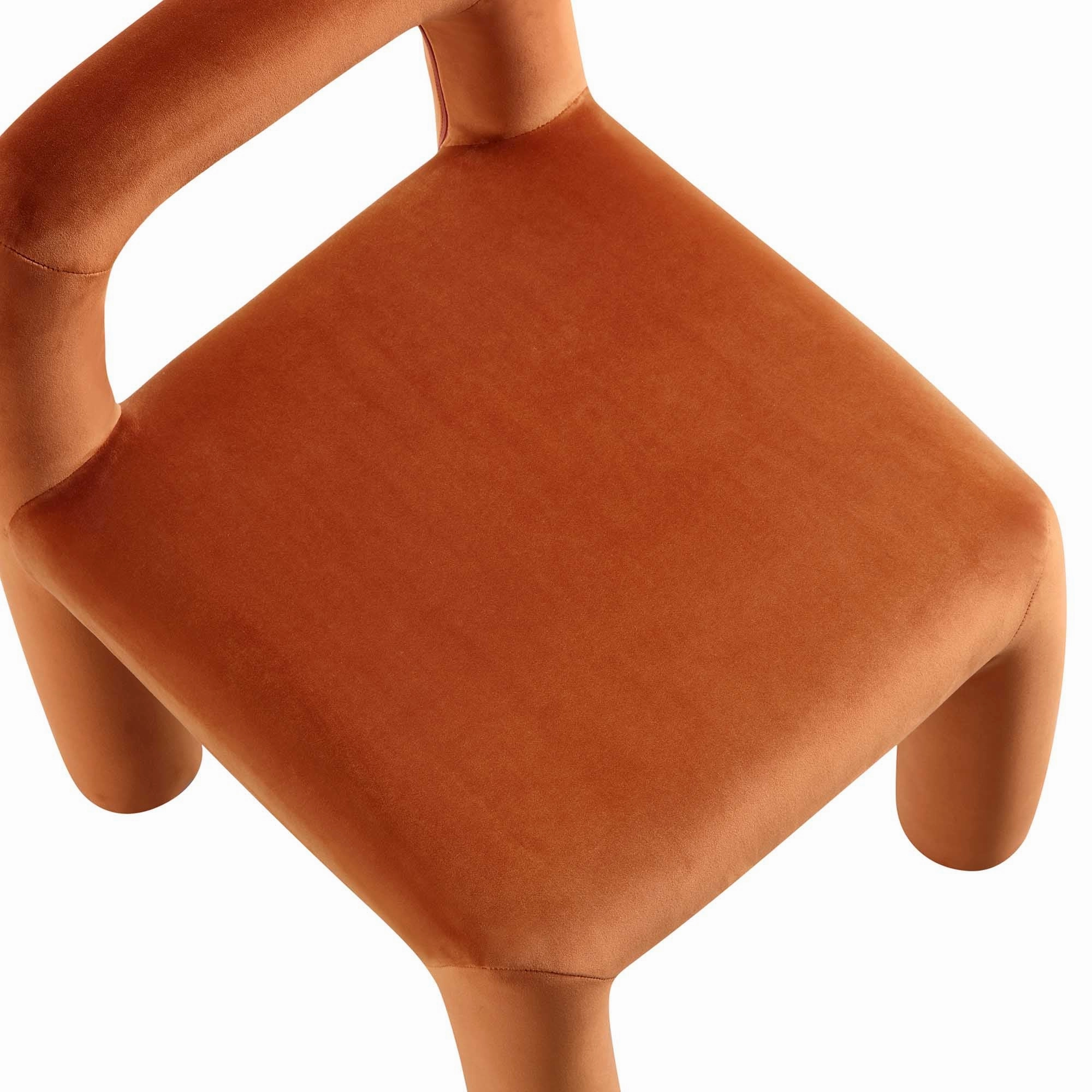 Libby Rust Velvet Dining Chair