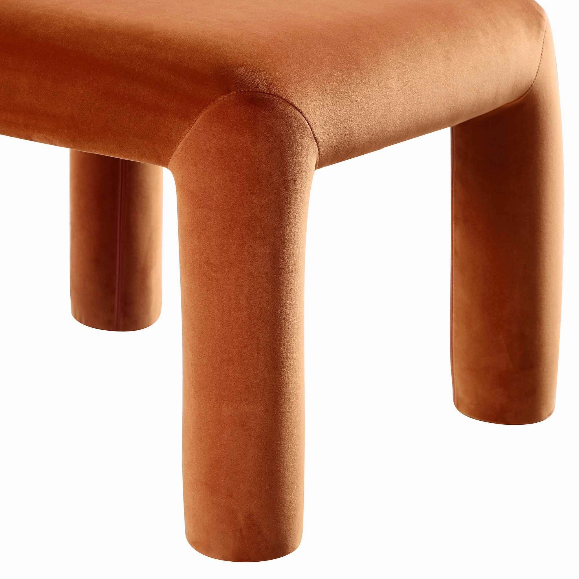 Libby Rust Velvet Dining Chair