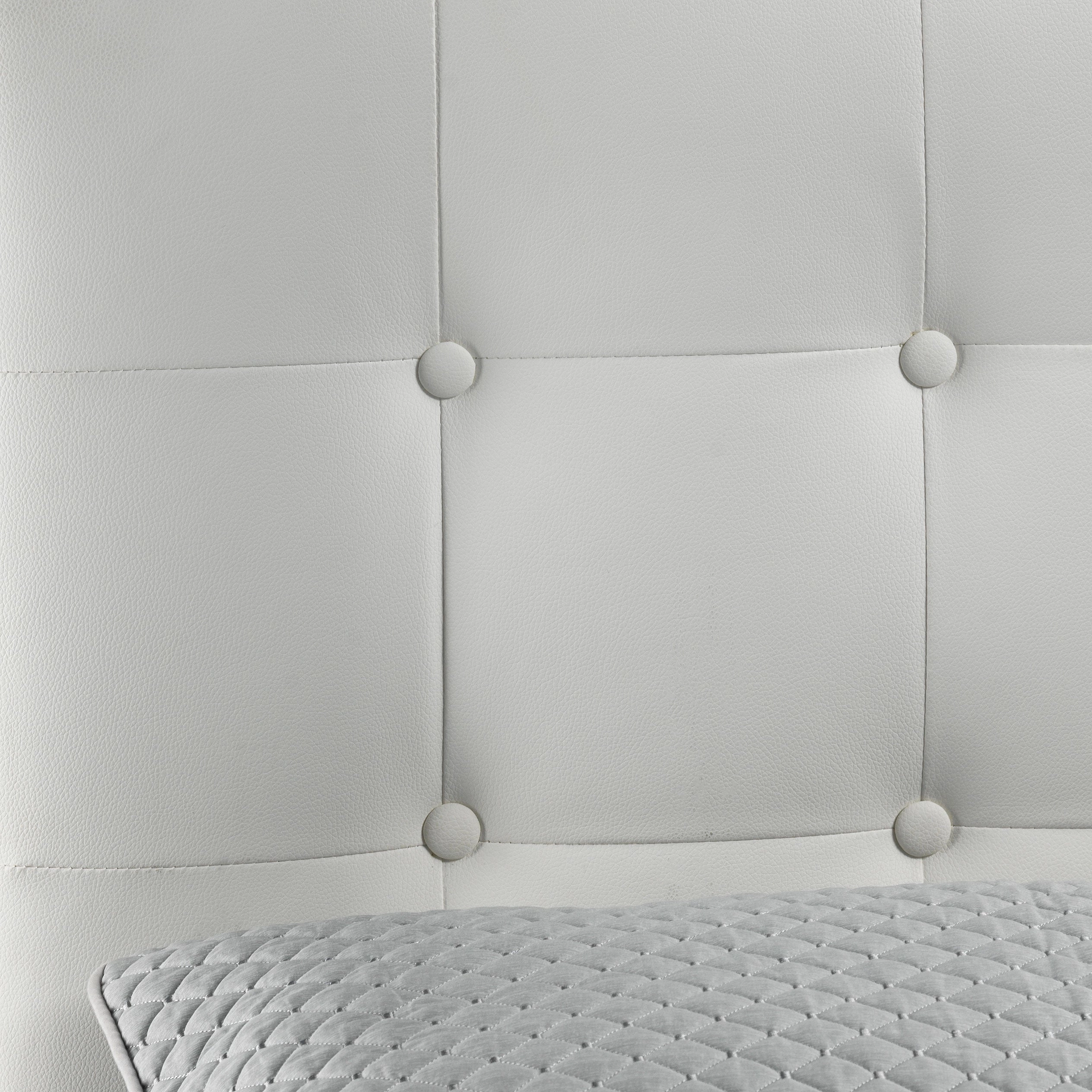 Lombardi King Headboard - White