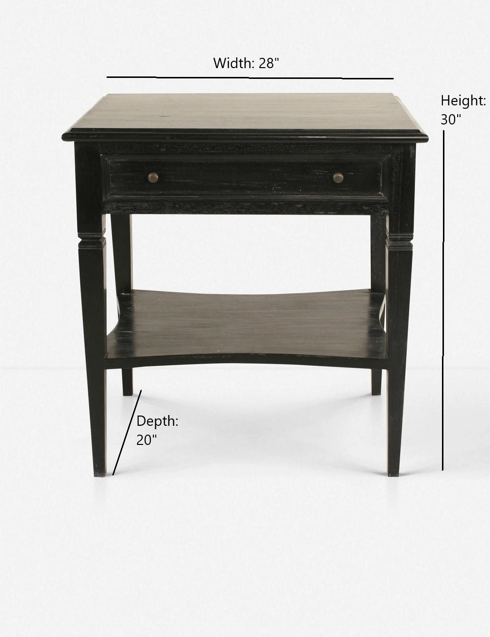 Luna 1 Drawer Nightstand