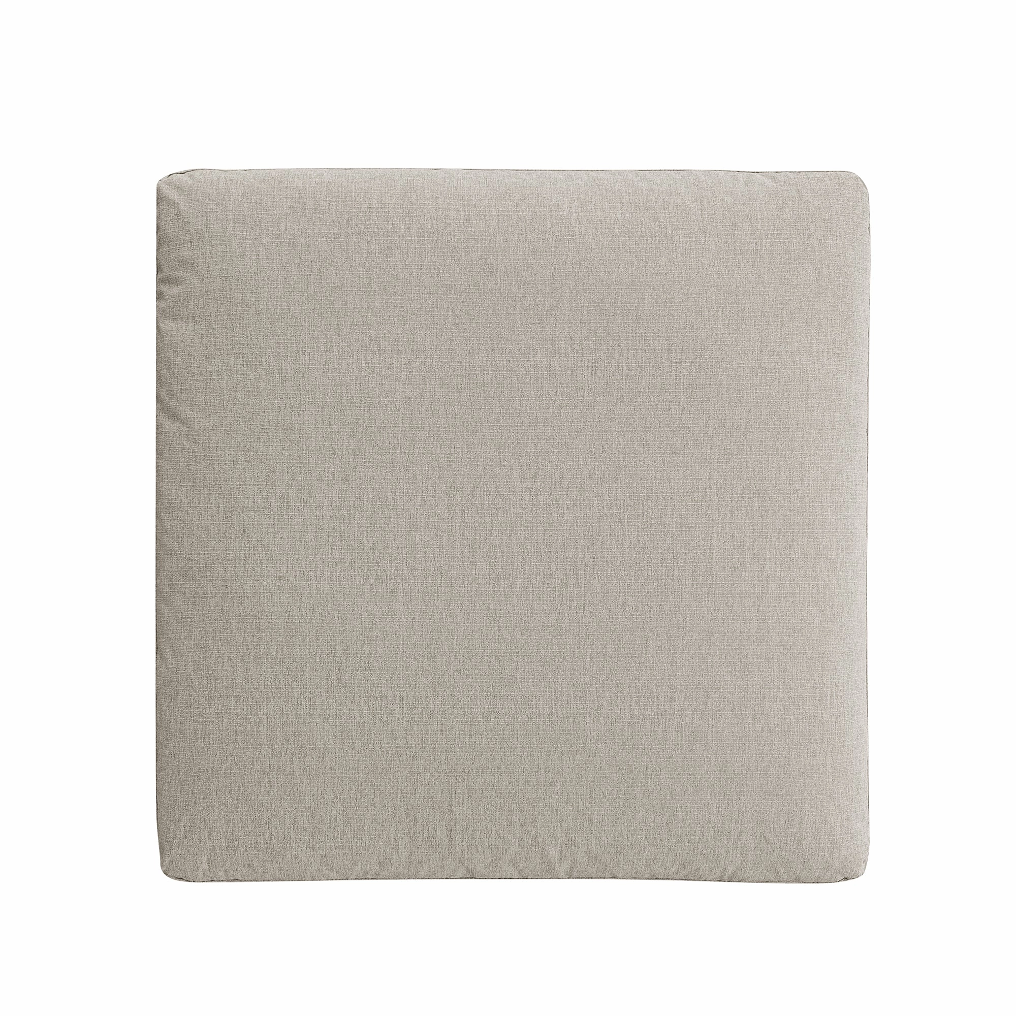 Lutyens Oatmeal Weave Fabric Modular Sofa, Stool