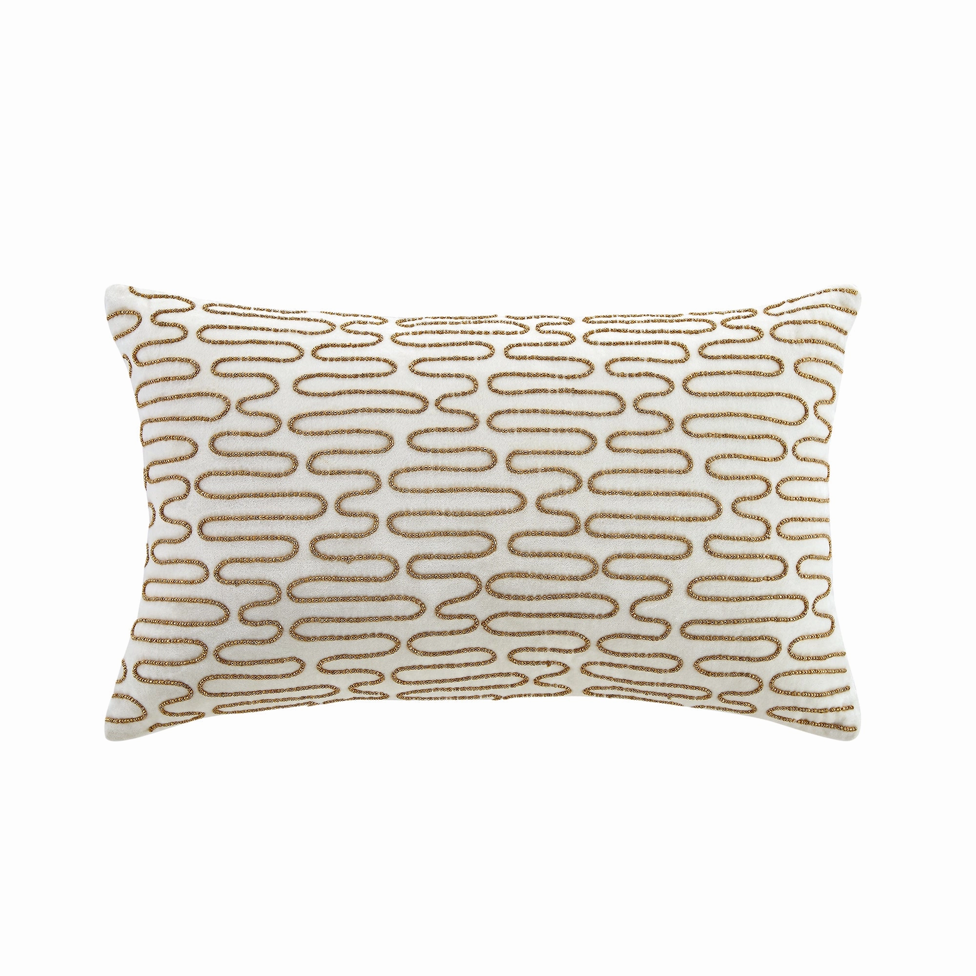 Luxe Collection Allegra Hand Beaded Velvet Cushion