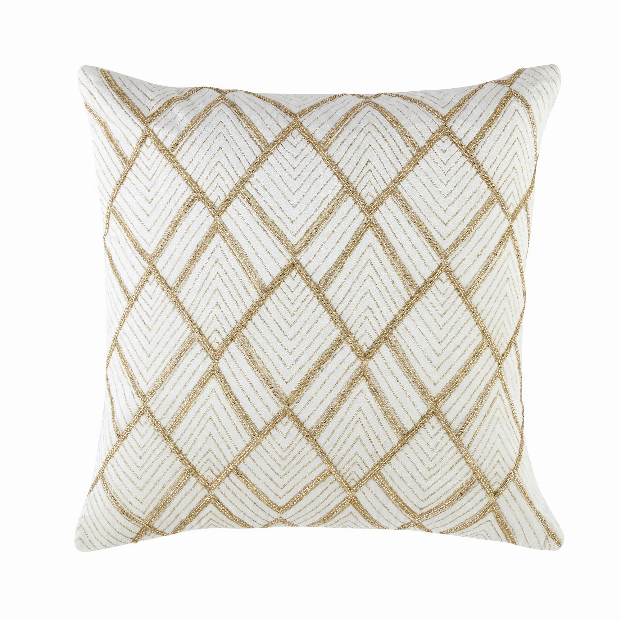 Luxe Collection Empire Hand Beaded Velvet Cushion
