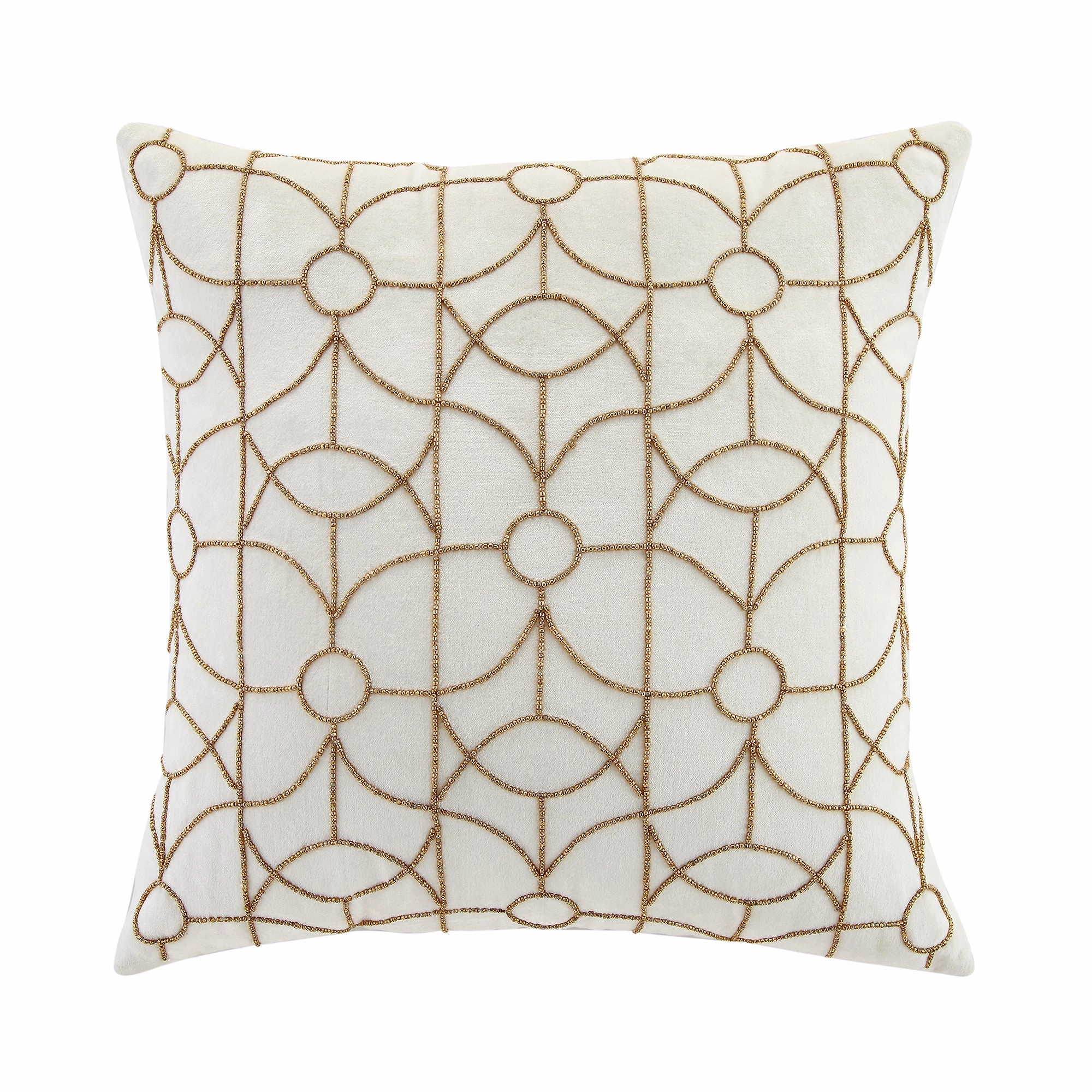 Luxe Collection Luna Hand Beaded Velvet Cushion