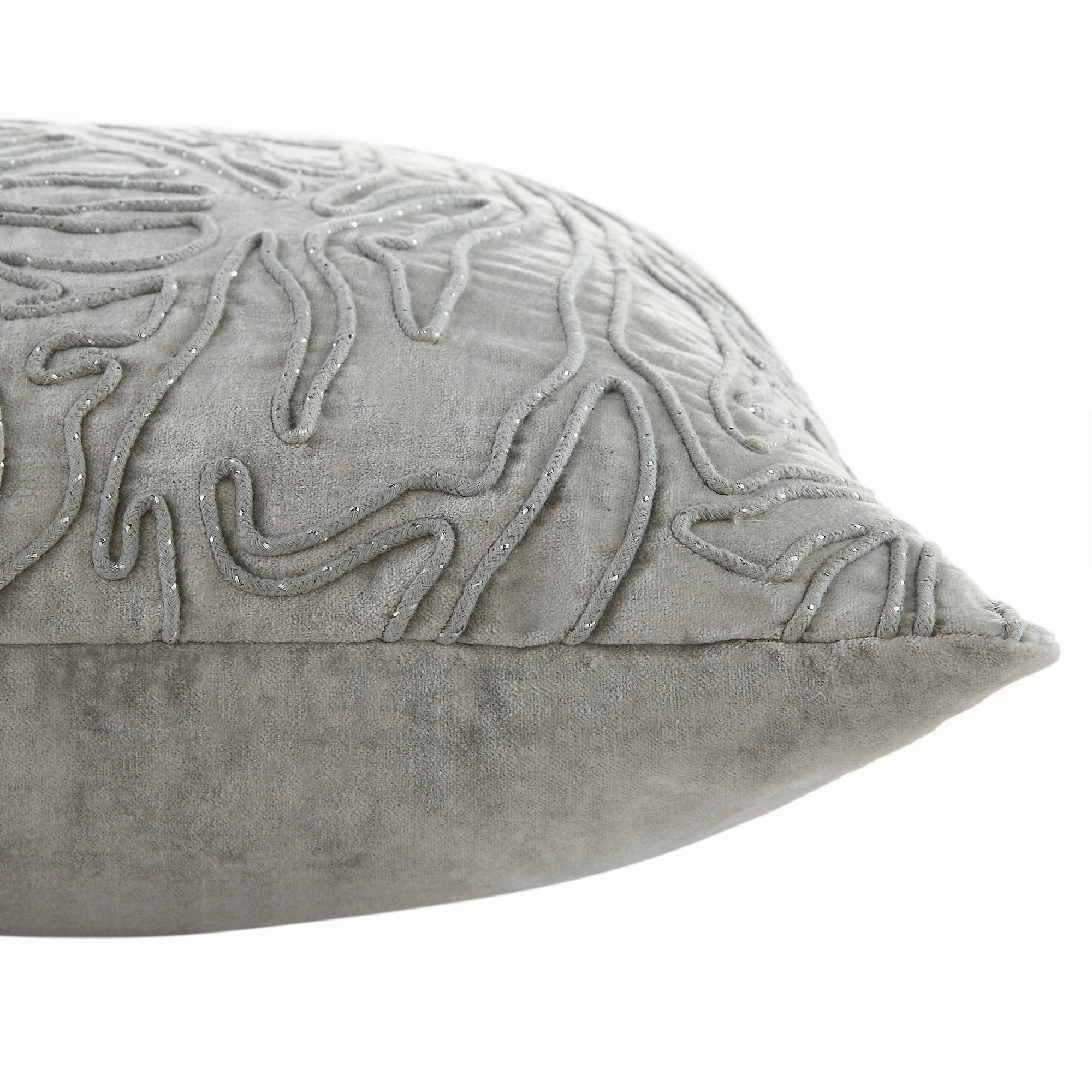 Luxe Collection Wiggle Sparkle Cord Velvet Cushion