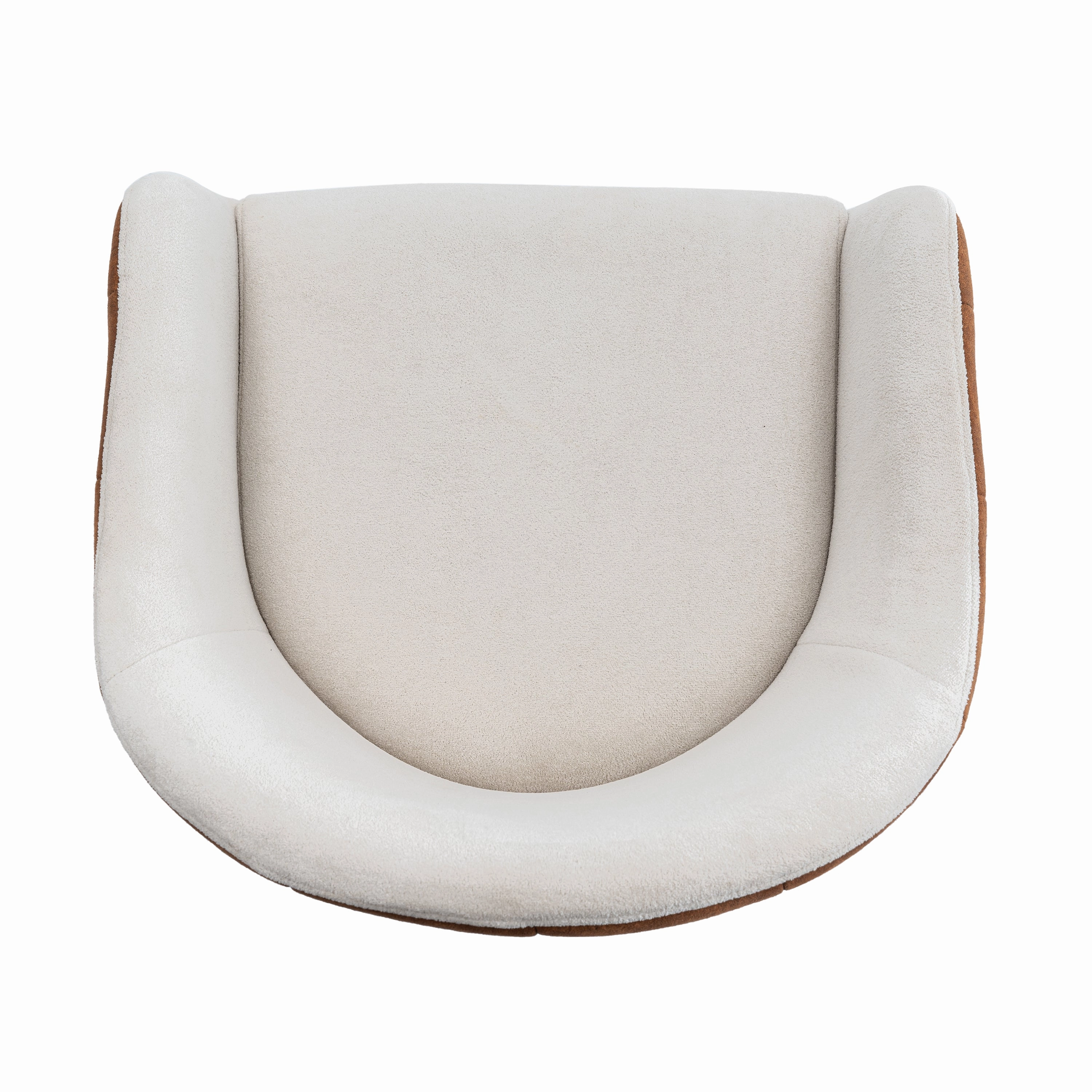 Luxury Bar Beige & Brown Upholstery Counter Stools