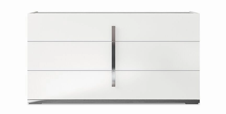 Mara 6 Drawer Dresser - White Lacquer