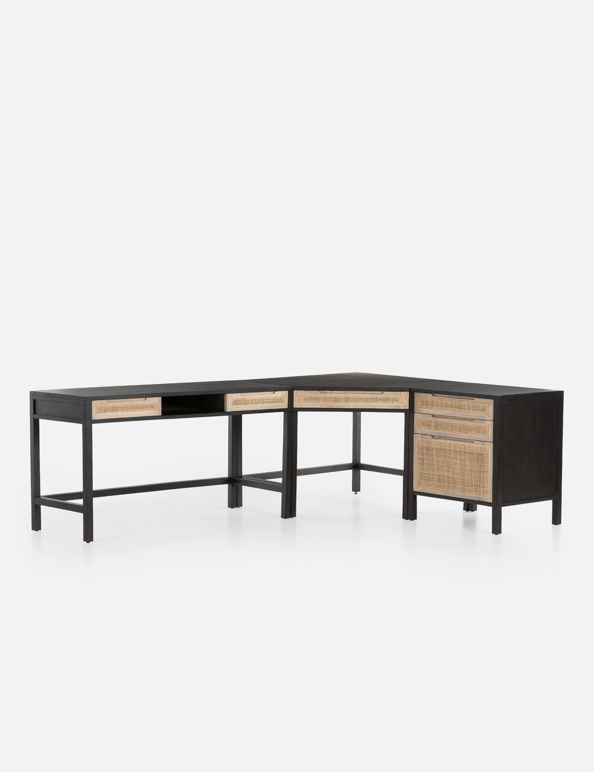 Margot Modular Desk with Filing Cabinet