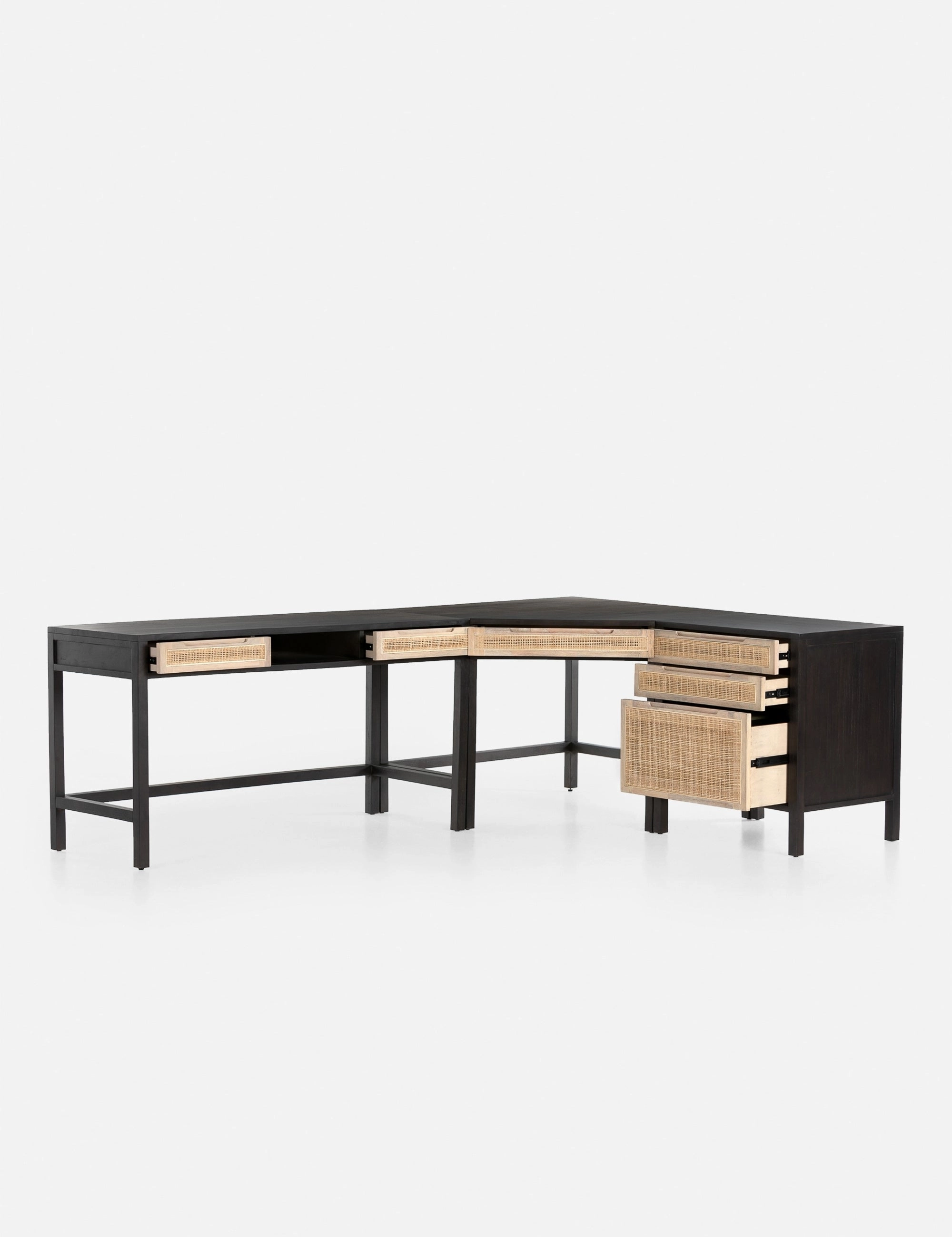 Margot Modular Desk with Filing Cabinet