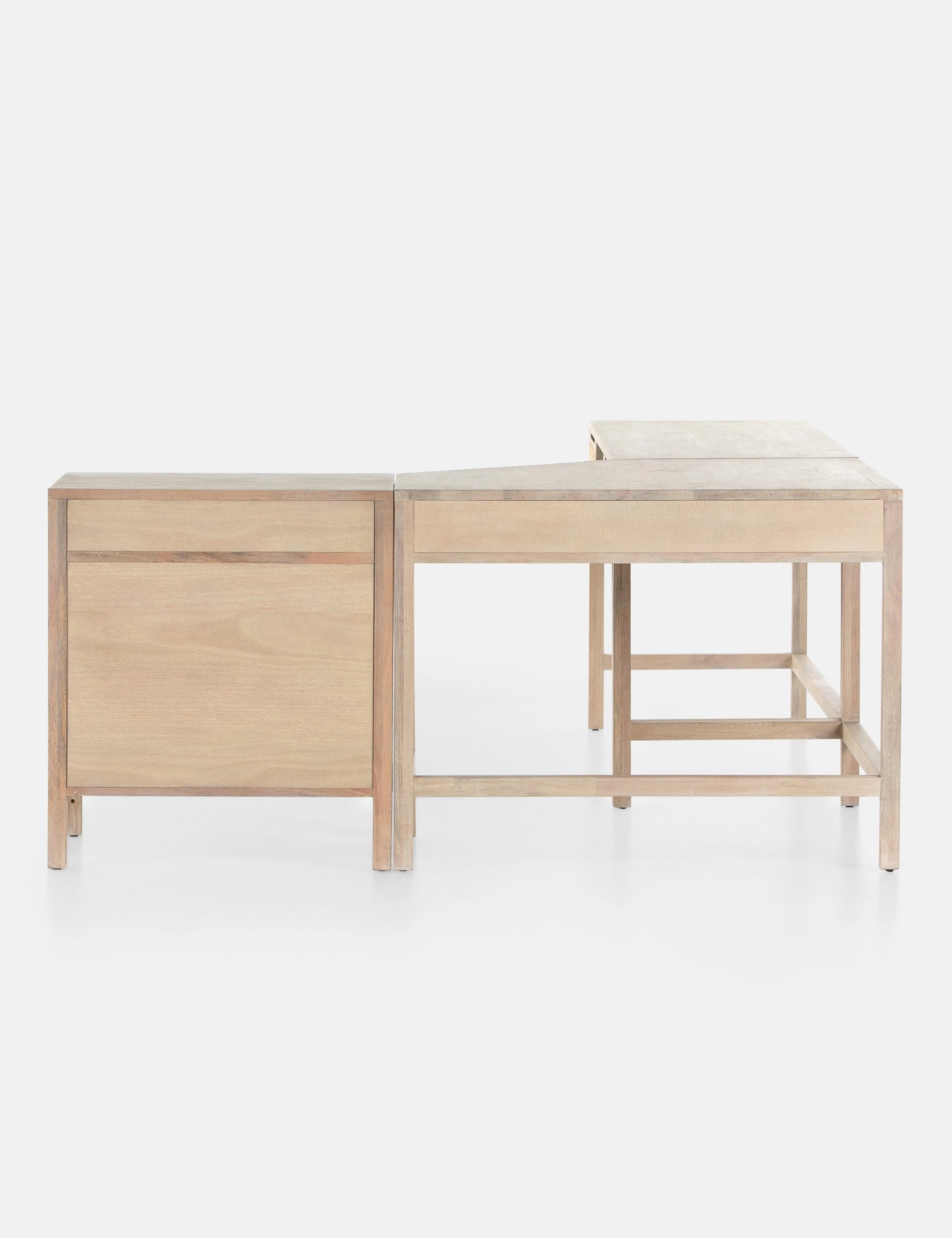 Margot Modular Desk with Filing Cabinet