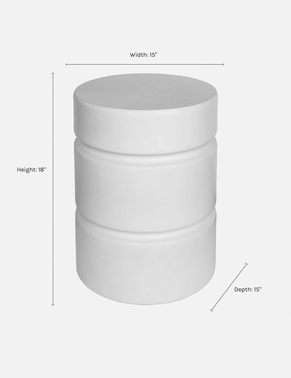 Marke Indoor / Outdoor Round Side Table