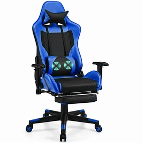 Massage Gaming Chair, Adjustable High Back with Health Massager Lumbar Support sectional sofa, corner couch