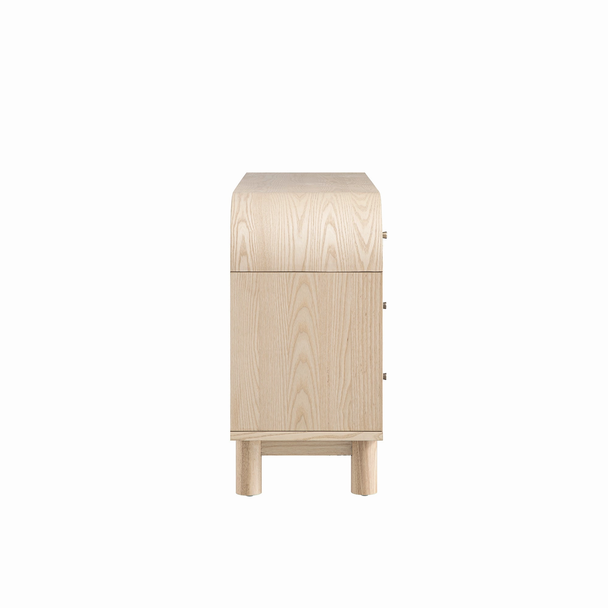 Maude 9 Drawer Chest, Natural Ash with Raffia