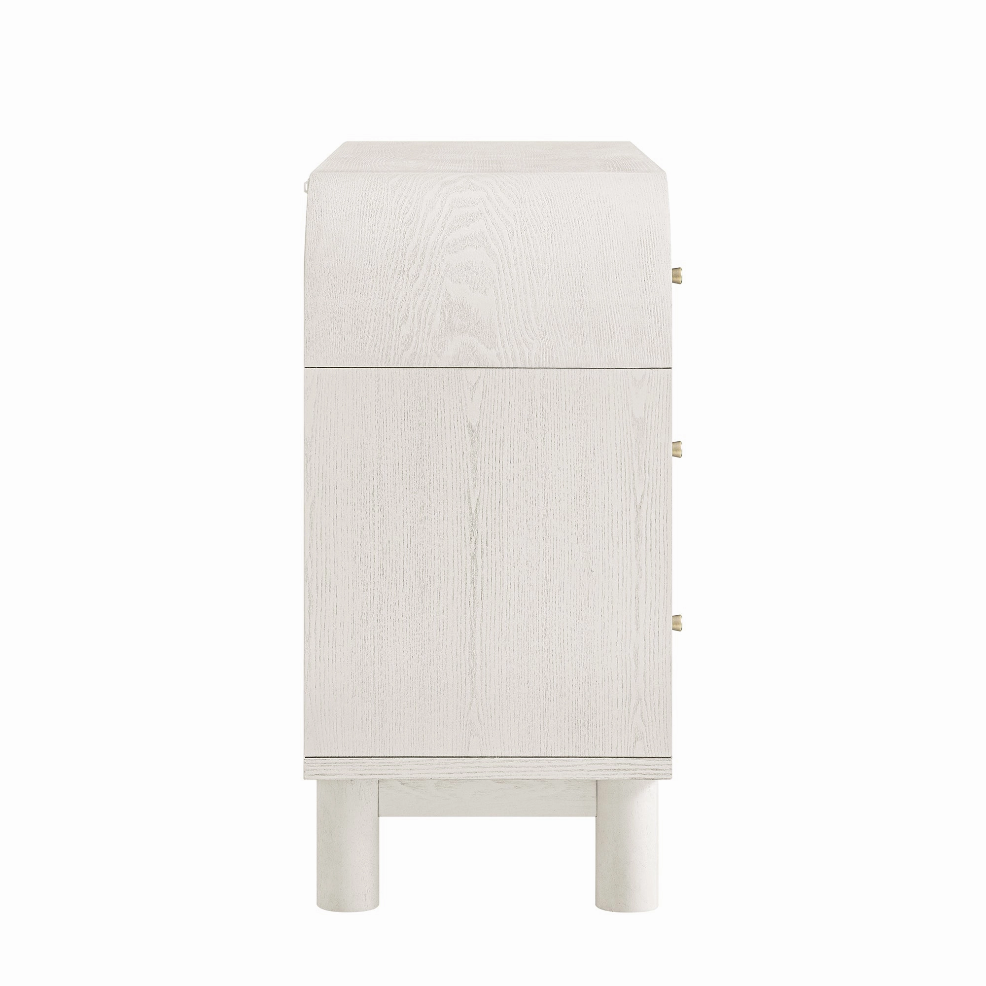 Maude 9 Drawer Chest, Washed White Ash
