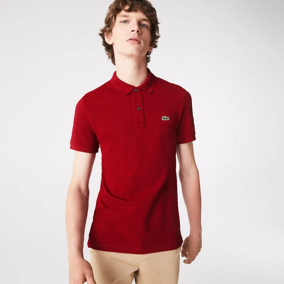 Men's Original L.12.12 Slim Fit Petit Piqué Cotton Polo Bordeaux Patagonia Clothing