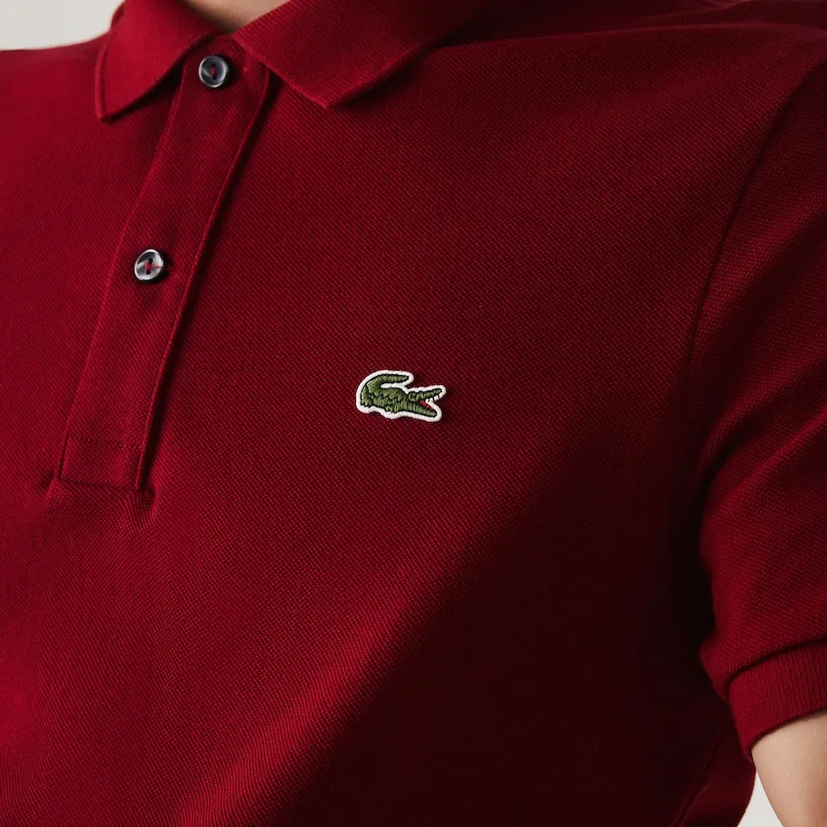 Men's Original L.12.12 Slim Fit Petit Piqué Cotton Polo Bordeaux Patagonia Clothing