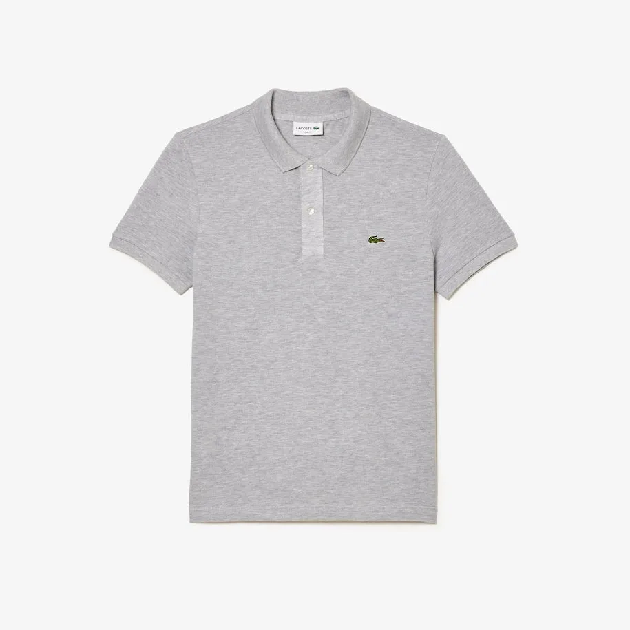 Men's Original L.12.12 Slim Fit Petit Piqué Cotton Polo Grey Chine Patagonia Clothing
