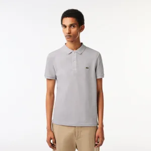 Men's Original L.12.12 Slim Fit Petit Piqué Cotton Polo Grey Chine Patagonia Clothing