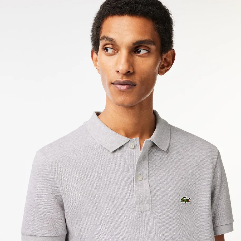 Men's Original L.12.12 Slim Fit Petit Piqué Cotton Polo Grey Chine Patagonia Clothing