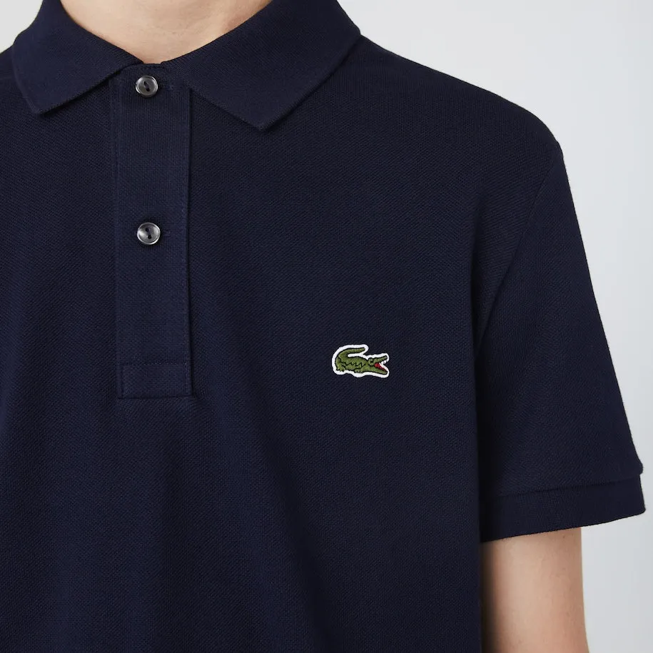 Men's Original L.12.12 Slim Fit Petit Piqué Cotton Polo  Navy Blue Patagonia Clothing