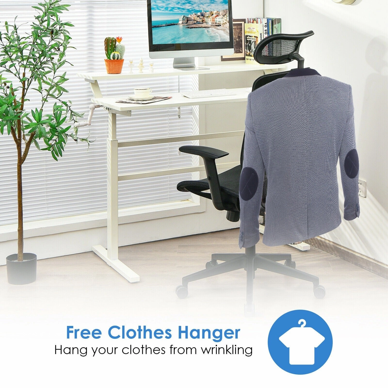 Mesh Office Chair, Ergonomic Office Chair with Headrest