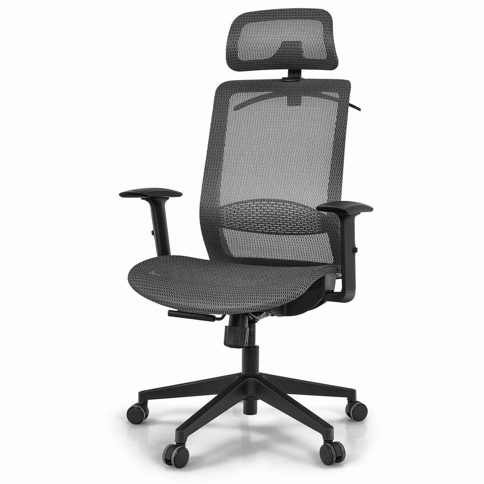 Mesh Office Chair, Ergonomic Office Chair with Headrest