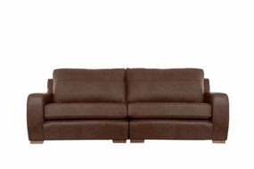 Mezzo | 4 Seater Sofa | Softgrain Tabac