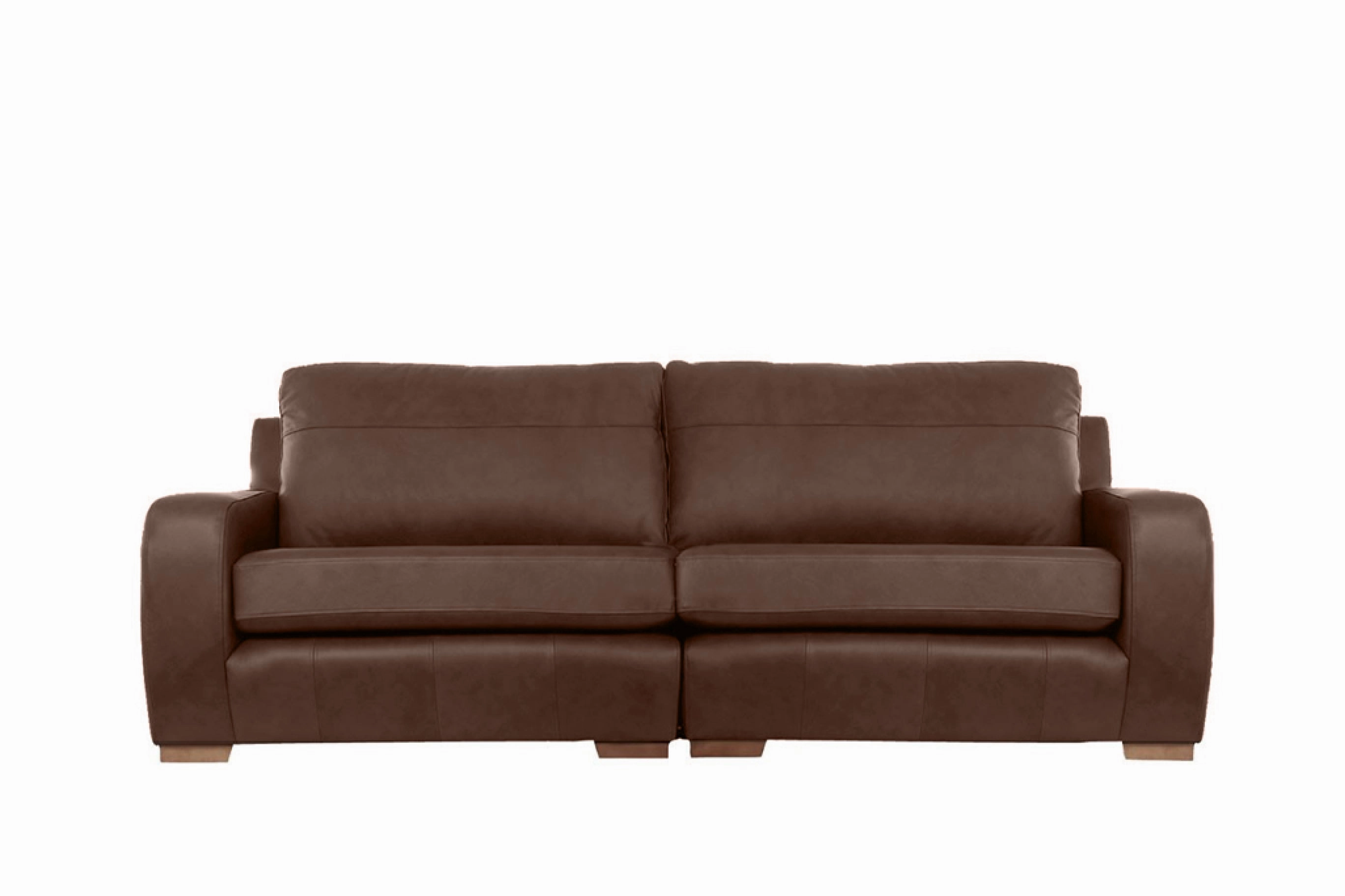 Mezzo | 4 Seater Sofa | Softgrain Tabac