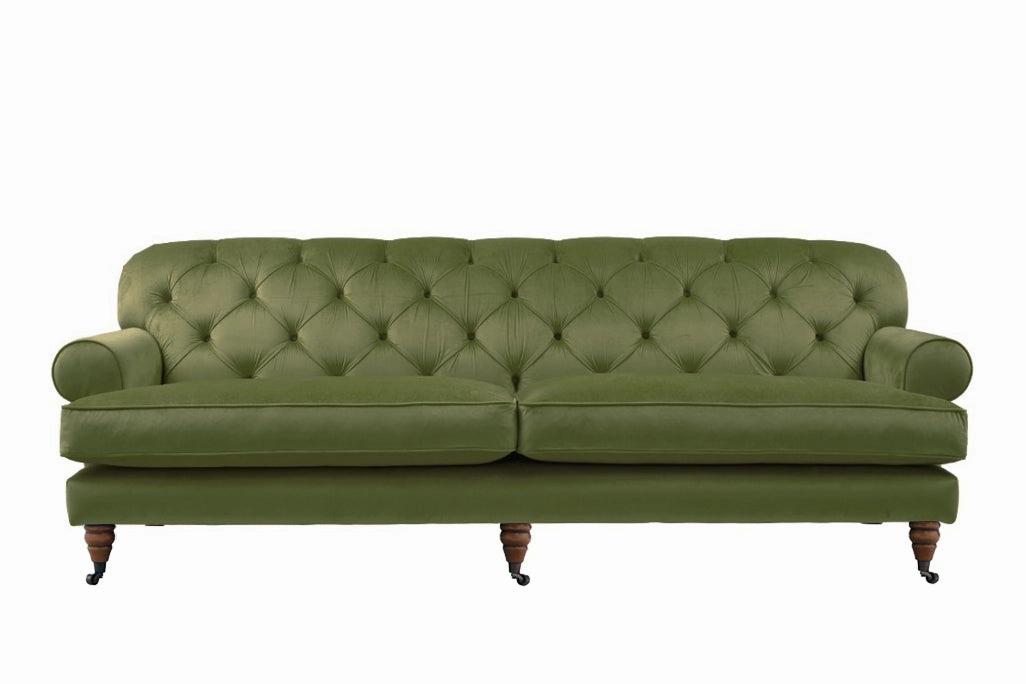 Mia | 4 Seater Sofa | Opulence Olive Green