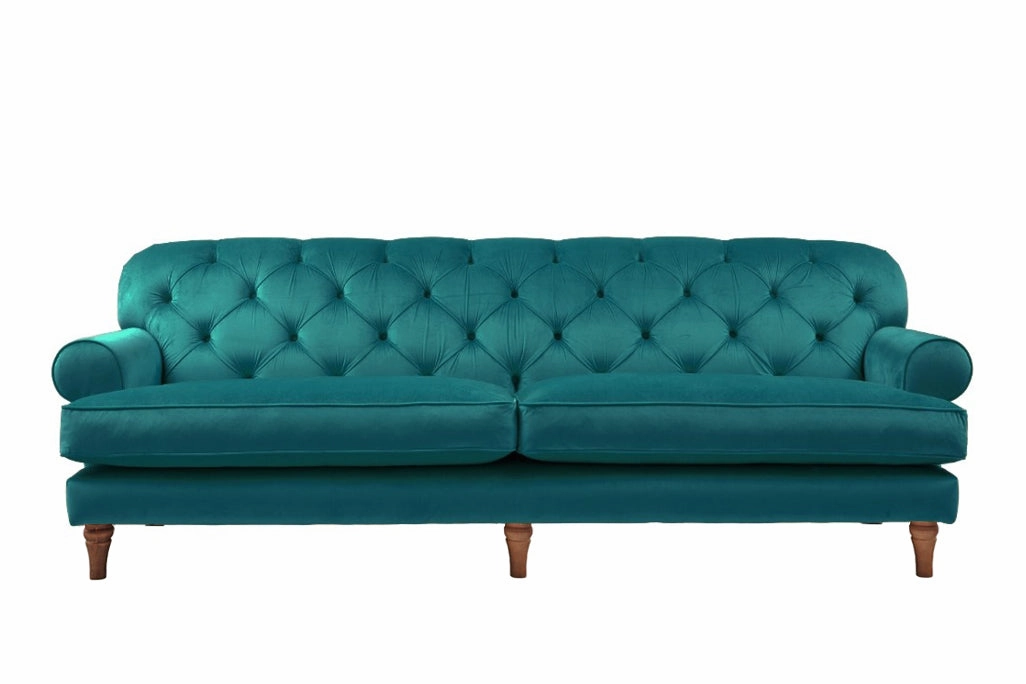 Mia | 4 Seater Sofa | Opulence Teal