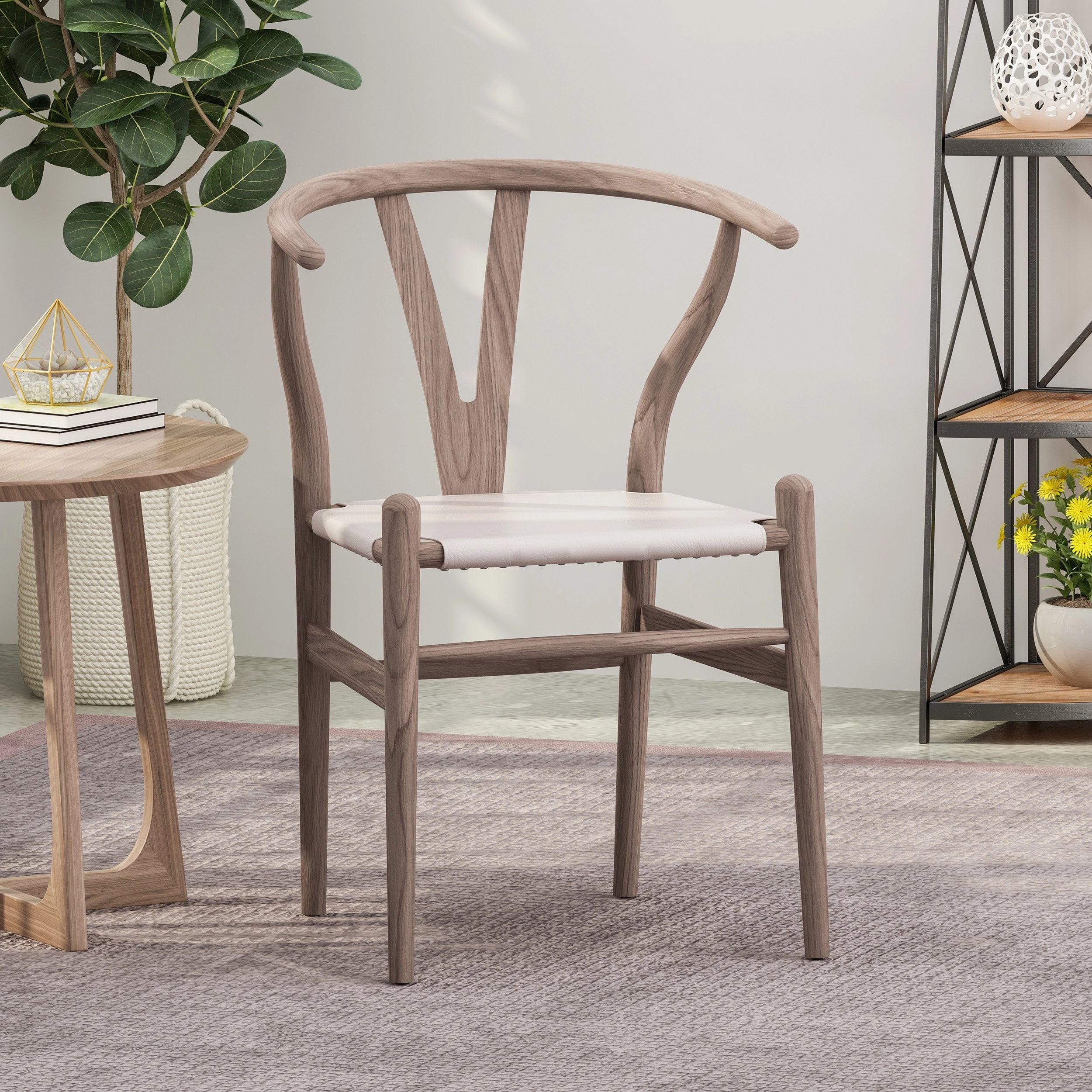 Mid-Century Boho Accent Chair - NH219013 kitchen accessories, table linens