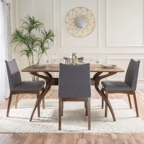 Mid-Century Modern 4 Seater Dining Set - NH820003 kitchen accessories, table linens
