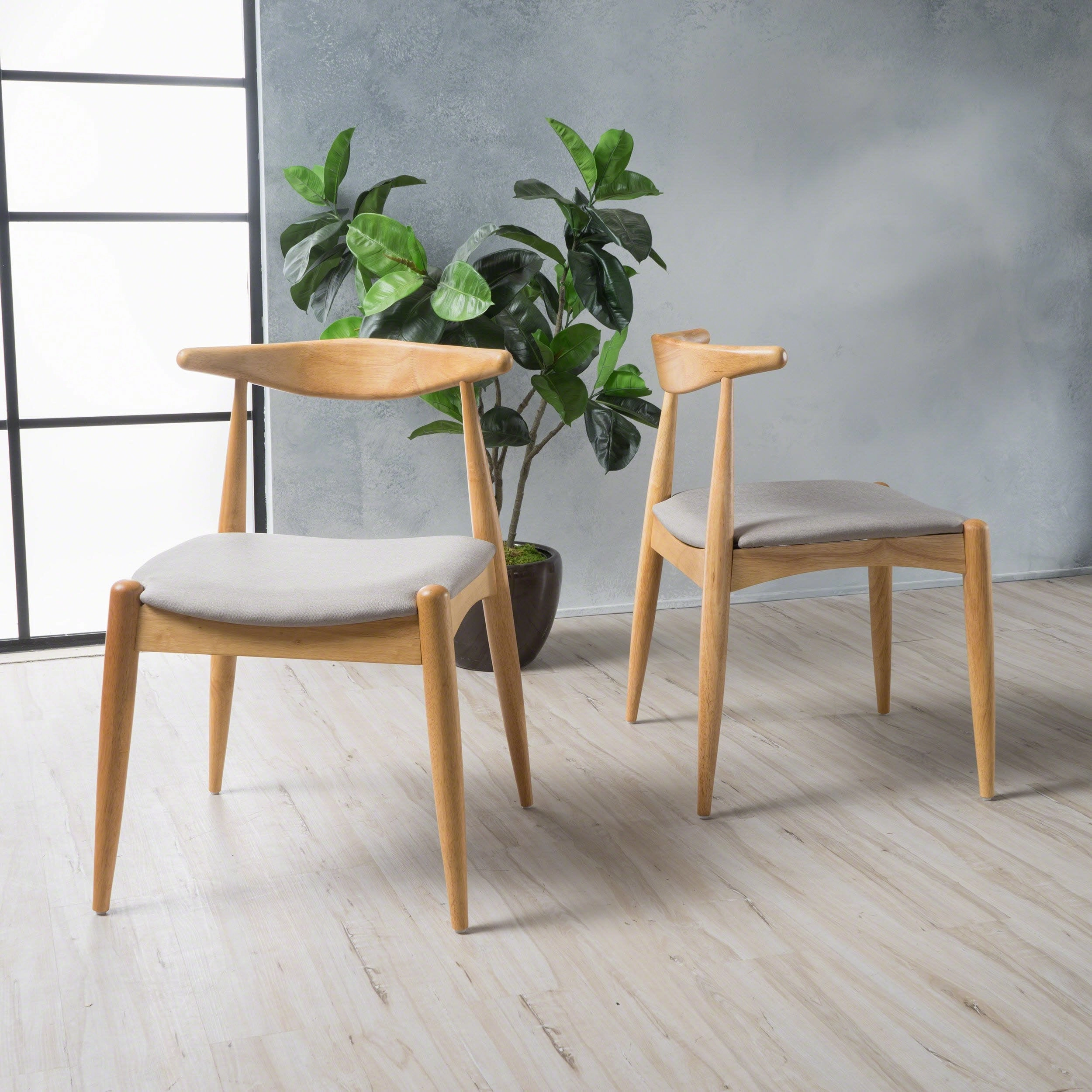 Mid Century Modern Dining Chairs (Set of 2) - NH500003