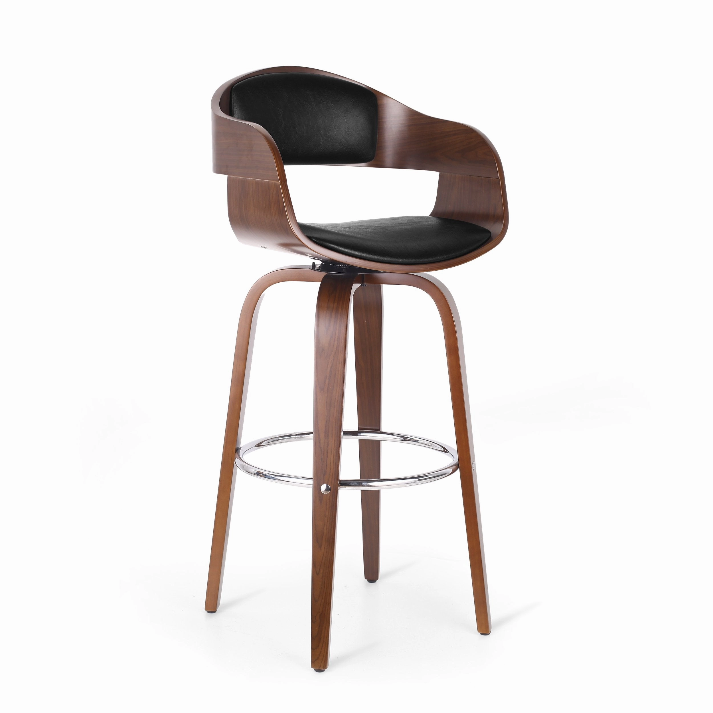 Mid-Century Modern Upholstered Swivel Barstool - NH071413 kitchen accessories, table linens